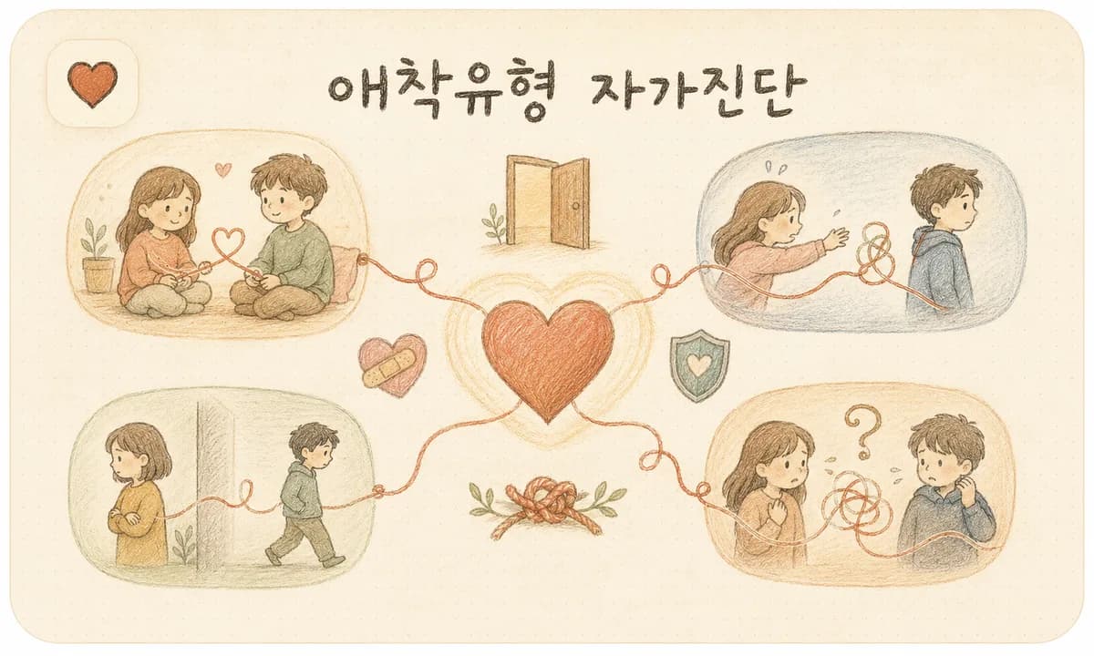 애착유형 자가진단 미리보기
