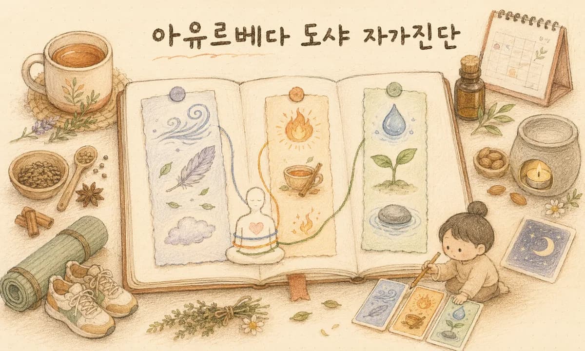 아유르베다 도샤 자가진단 미리보기