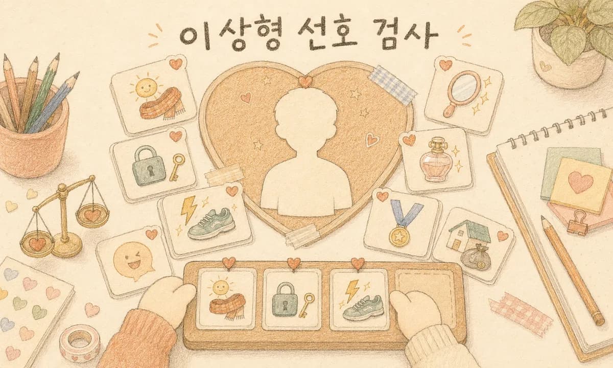 이상형 선호 검사 미리보기