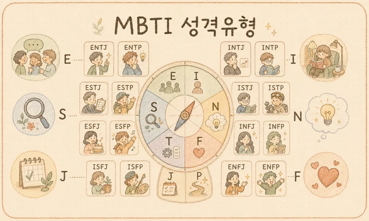 MBTI 성격유형 미리보기